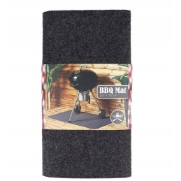 Grill mat, fire pit, 122 cm, 76 cm, fireproof brush, standard