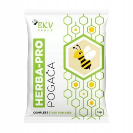 Žolinis maistas bitėms su vitaminais 1kg x 15 - bkv herba-pro