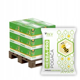 Žolinis maistas bitėms su vitaminais 1kg x 15 - bkv herba-pro