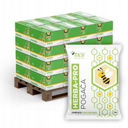Žolinis maistas bitėms su vitaminais 1kg x 15 - bkv herba-pro