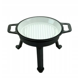 Ketaus medžioklės puodas, emaliuotas, 5l