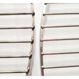 Nerūdijančio plieno apvalios grotelės fi 60 premium