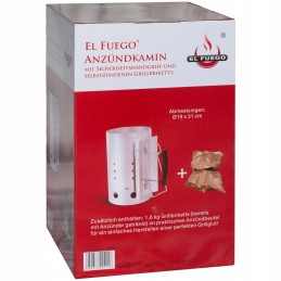 Kaminas apšvietimui el fuego anglis, didelis ir kietas anglis, 19x31cm