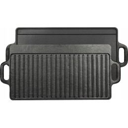 El fuego ketaus plokštelė kepsninėms, dvipusė, 50x23