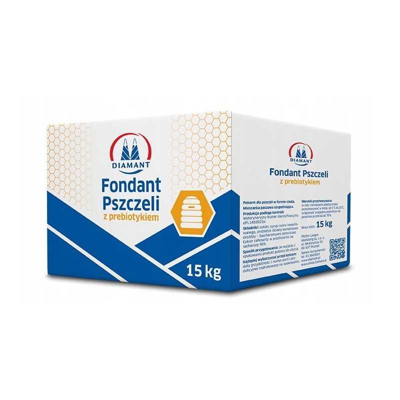 Aukštos kokybės pyragas bitėms maitinti prebiotiku,