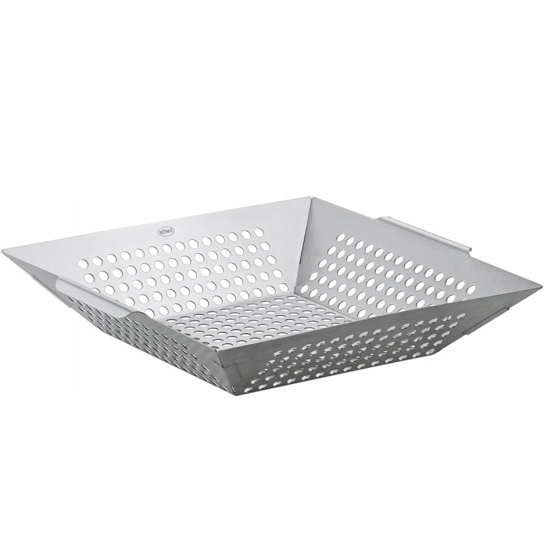 Roesle grilling basket for vegetables bbq perforated steel