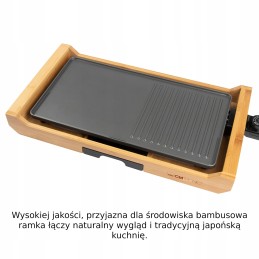 Stilingos Clatronic TG elektrinės bambukinės kepsninės