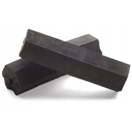 Ekologiški briketai iš kokoso kevalų, 10 kg, ilgesnis degimo laikas