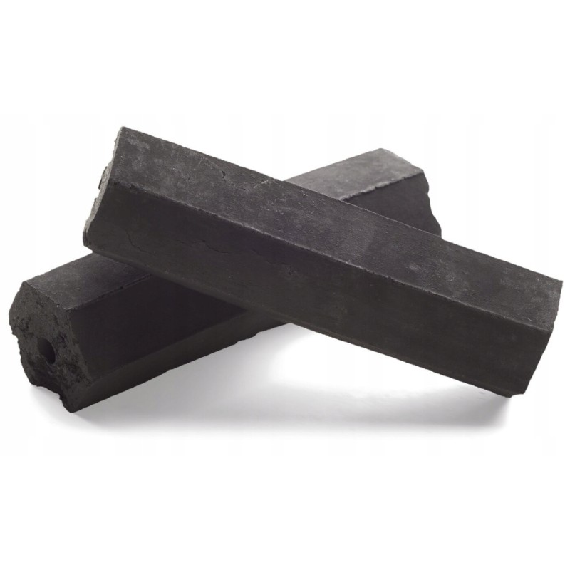 Ekologiški briketai iš kokoso kevalų, 10 kg, ilgesnis degimo laikas