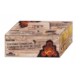 Ekologiški briketai iš kokoso kevalų, 10 kg, ilgesnis degimo laikas