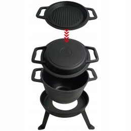 Kinghoff stovimas katilas 5 l