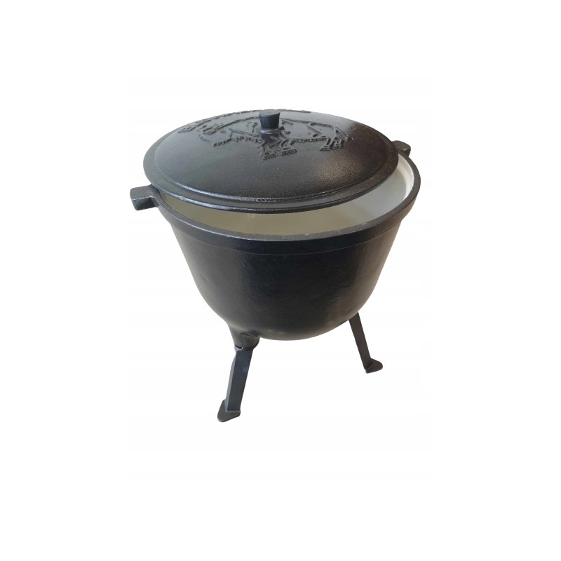 Emaliuotas katilas, ketaus puodas troškiniams, 4 litrai