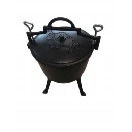 Emaliuotas katilas, ketaus puodas troškiniams, 4 litrai