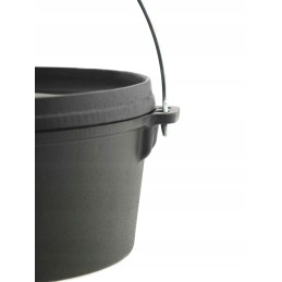 Katilas, ketaus medžioklės puodas su dangčiu, 3 l