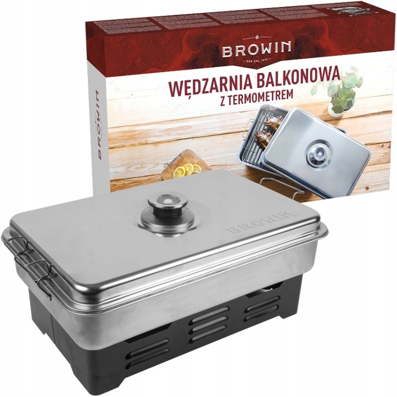 Balkoninė rūkykla su termometru