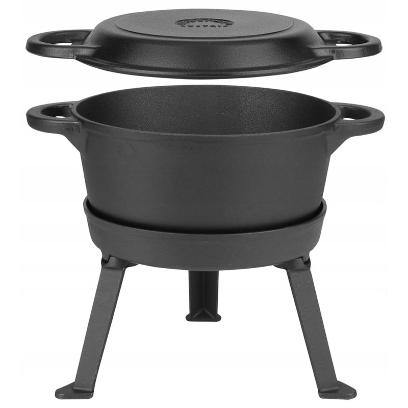 Medžioklinis katilas kepsniams, 5l, ketaus, MK301