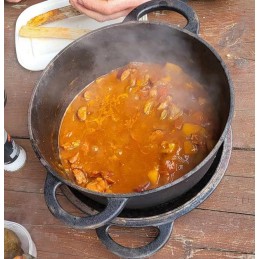 Medžioklinis katilas kepsniams, 5l, ketaus, MK301