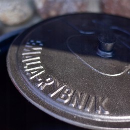 Emaliuotas medžioklės puodas, 4l, skirtas ugniai