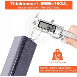 Gftime 44,5 cm degiklio dangčiai weber genesis e/s-310 320 330 su priekinio degiklio rankenėlėmis, netinka genesis ii e/s-310 34