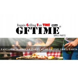 Gftime 44,5 cm degiklio dangčiai weber genesis e/s-310 320 330 su priekinio degiklio rankenėlėmis, netinka genesis ii e/s-310 34