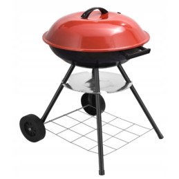 Apvalios anglies kepsninės su ratukais 44x71cm