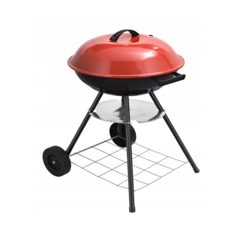 Apvalios anglies kepsninės su ratukais 44x71cm