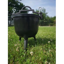 Emaliuotas ketaus puodas, vengriškas puodas, Sagan, 4l