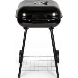 Didelės anglies sodo kepsninės su atverčiamu dangčiu