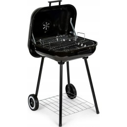 Didelės anglies sodo kepsninės su atverčiamu dangčiu