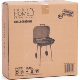 Didelės anglies sodo kepsninės su atverčiamu dangčiu