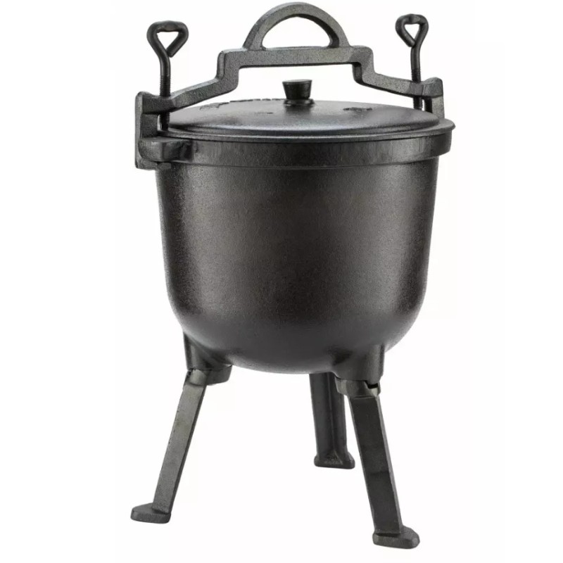 Ketaus katilas, emaliuotas puodas, 4 litrai, stovimas