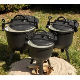 Ketaus katilas, emaliuotas puodas, 4 litrai, stovimas