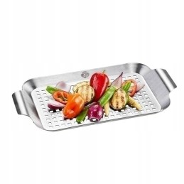 Steel grilling basket gefu vegetables