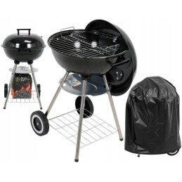 Apvalios anglies kepsninės su dangteliu, grotelės 41cm