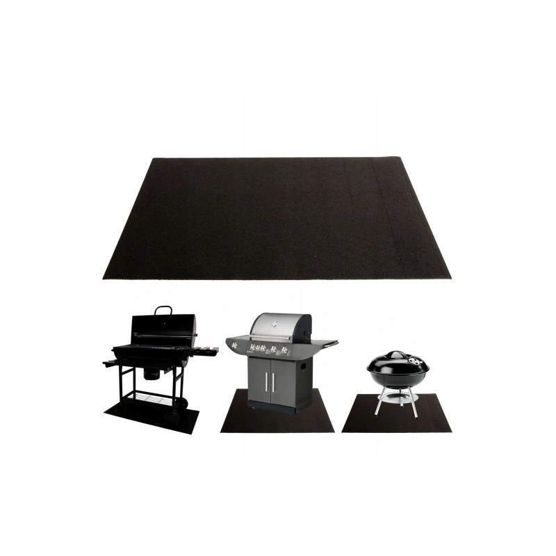 ⭐⭐Apsauginis grilio kilimėlis 120x80cm BBQ didelis apsaugo grindų grilio padėkliuką⭐⭐