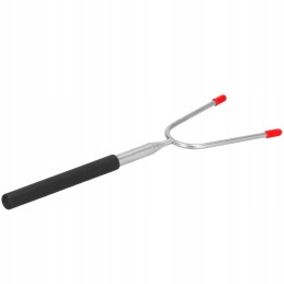 Šakės lazdele, laužo šakutė, sulankstomas, nerūdijančio plieno komplektas, 85,5 cm