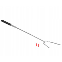 Šakės lazdele, laužo šakutė, sulankstomas, nerūdijančio plieno komplektas, 85,5 cm