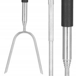 Šakės lazdele, laužo šakutė, sulankstomas, nerūdijančio plieno komplektas, 85,5 cm