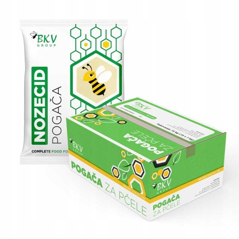 Maistas bitėms su Nozevit BKV 15 vnt x 1 kg dėžutė