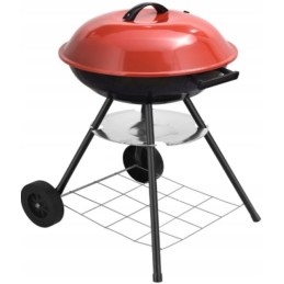 Apvalios medžio anglies kepsninės, taškuotas padėklas, 44x71cm