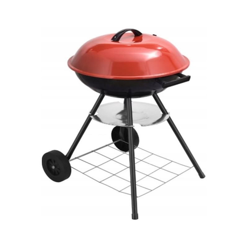 Apvalios medžio anglies kepsninės, taškuotas padėklas, 44x71cm