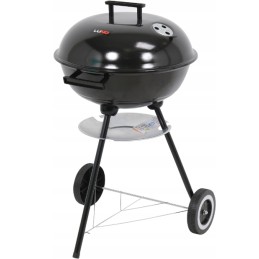 Didelės apvalios anglies kepsninės su tvirta sodo danga