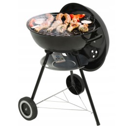 Didelės apvalios anglies kepsninės su tvirta sodo danga