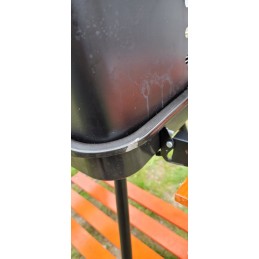 Sodo kepsninė su anglimis, sulankstomos lentynos, ratai, grotelės, 53 cm