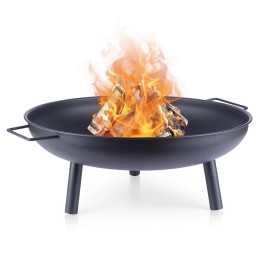 Metalinė sodo laužavietė su rankenomis sodui, skirta 58 cm grilio ugniai