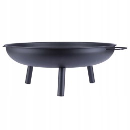 Metalinė sodo laužavietė su rankenomis sodui, skirta 58 cm grilio ugniai