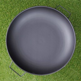 Metalinė sodo laužavietė su rankenomis sodui, skirta 58 cm grilio ugniai