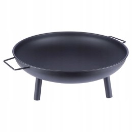 Metalinė sodo laužavietė su rankenomis sodui, skirta 58 cm grilio ugniai