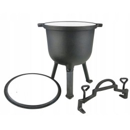 Emaliuotas ketaus puodas, 5l Rossner