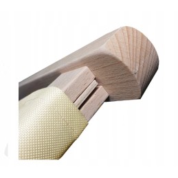 Sulankstomas, reguliuojamas medinis sodo šezlongas - laikina akcija!